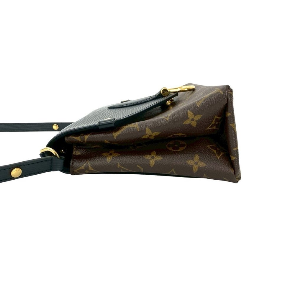 LOUIS VUITTON Saint Michel Monogram Epi Leather Semi-One Shoulder Bag in Brow... - Picture 4 of 10
